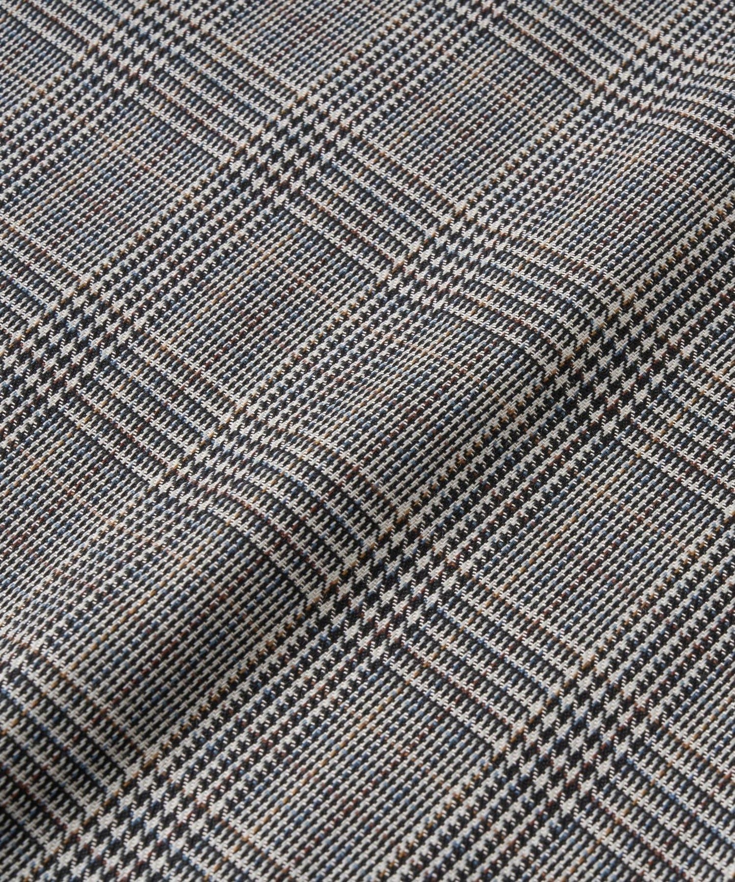 經典風格◎配色混合格紋連衣裙