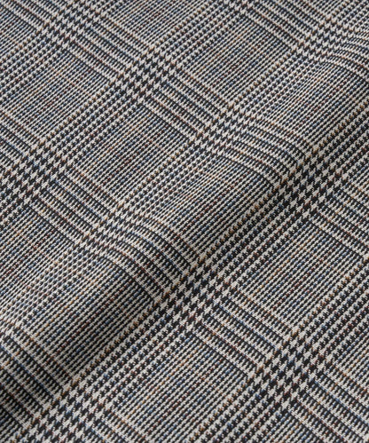 經典風格◎配色混合格紋連衣裙