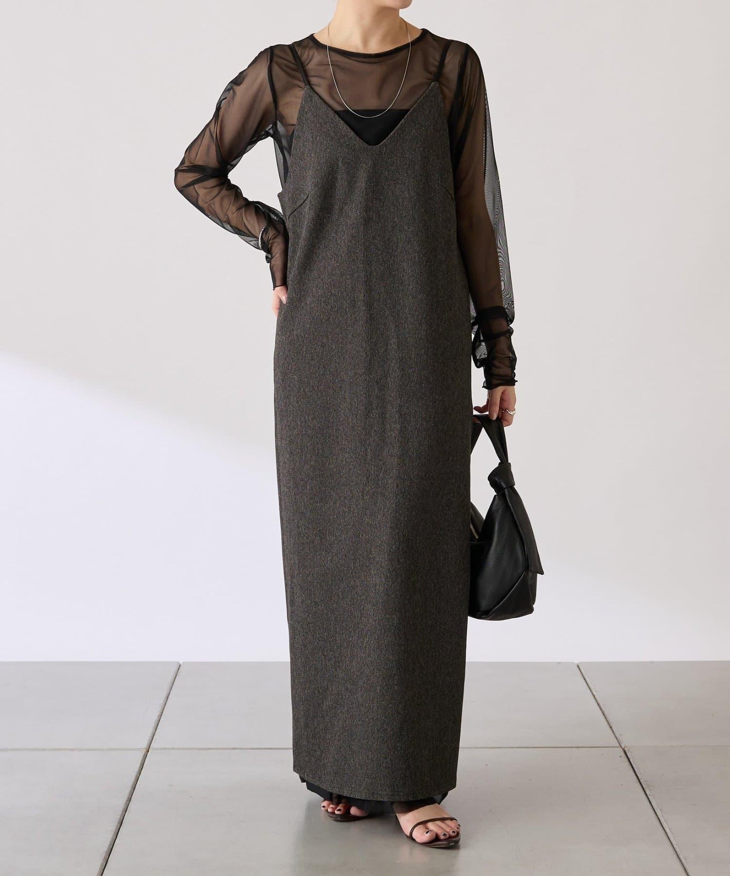 【COLLAGE×gemeil 聯名款】網紗疊層連衣裙