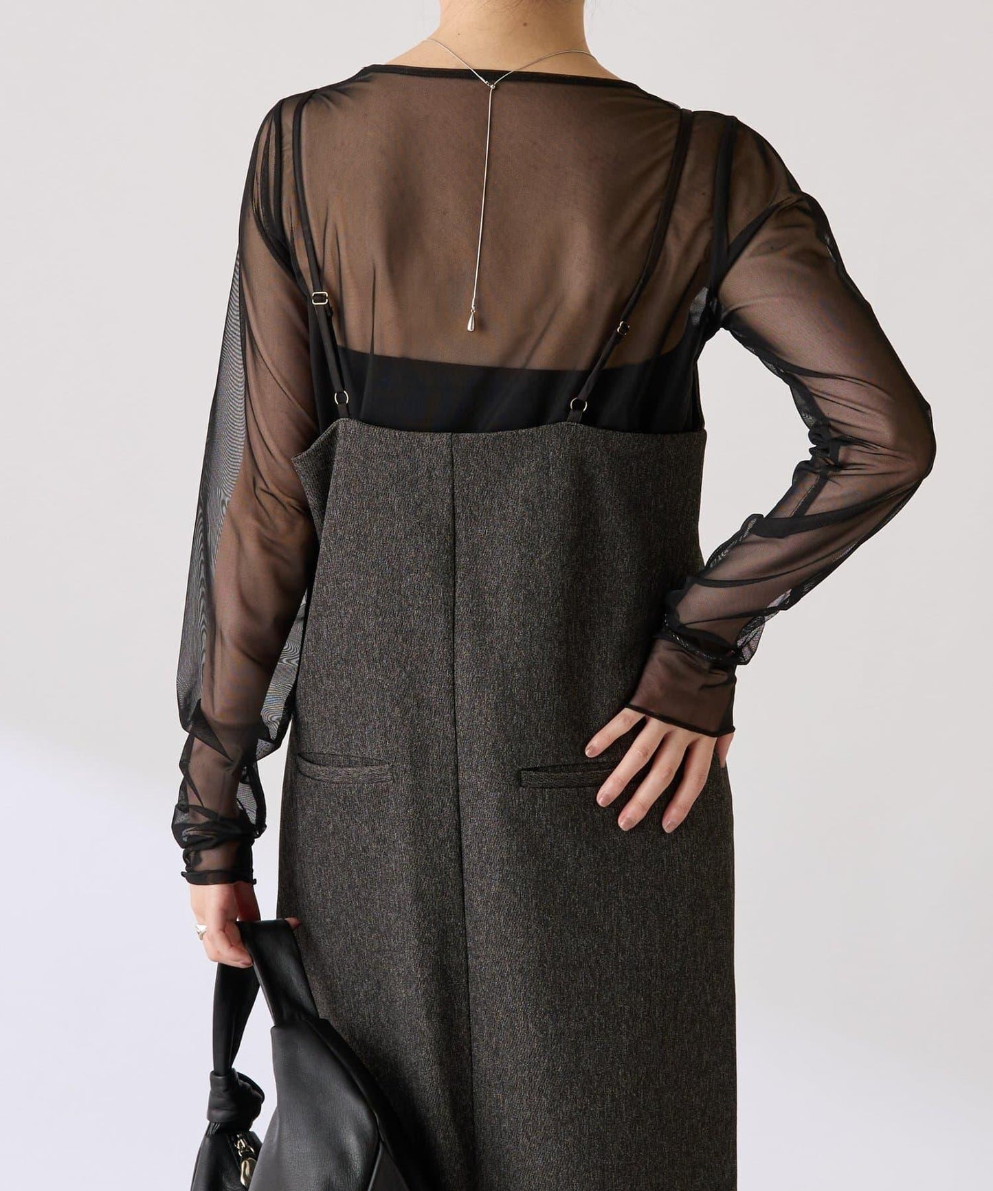 【COLLAGE×gemeil 聯名款】網紗疊層連衣裙