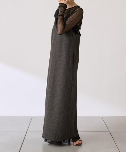 【COLLAGE×gemeil 聯名款】網紗疊層連衣裙