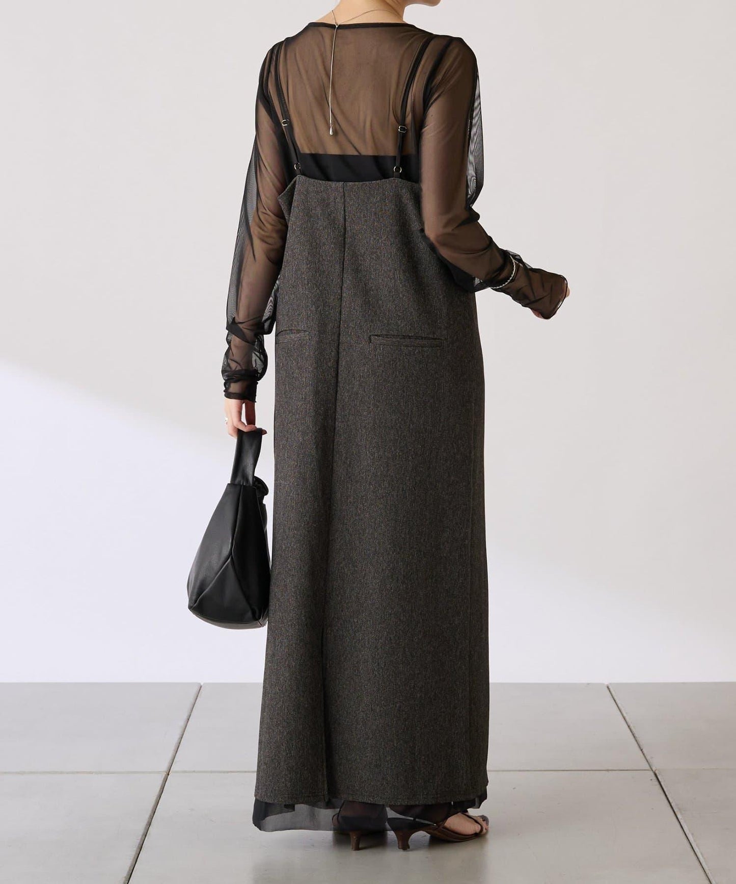 【COLLAGE×gemeil 聯名款】網紗疊層連衣裙