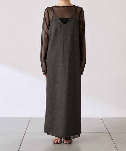 【COLLAGE×gemeil 聯名款】網紗疊層連衣裙