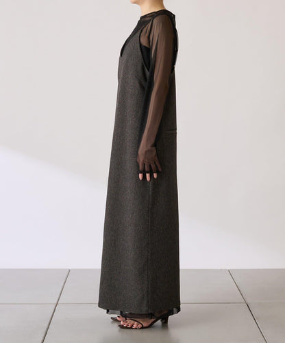 【COLLAGE×gemeil 聯名款】網紗疊層連衣裙