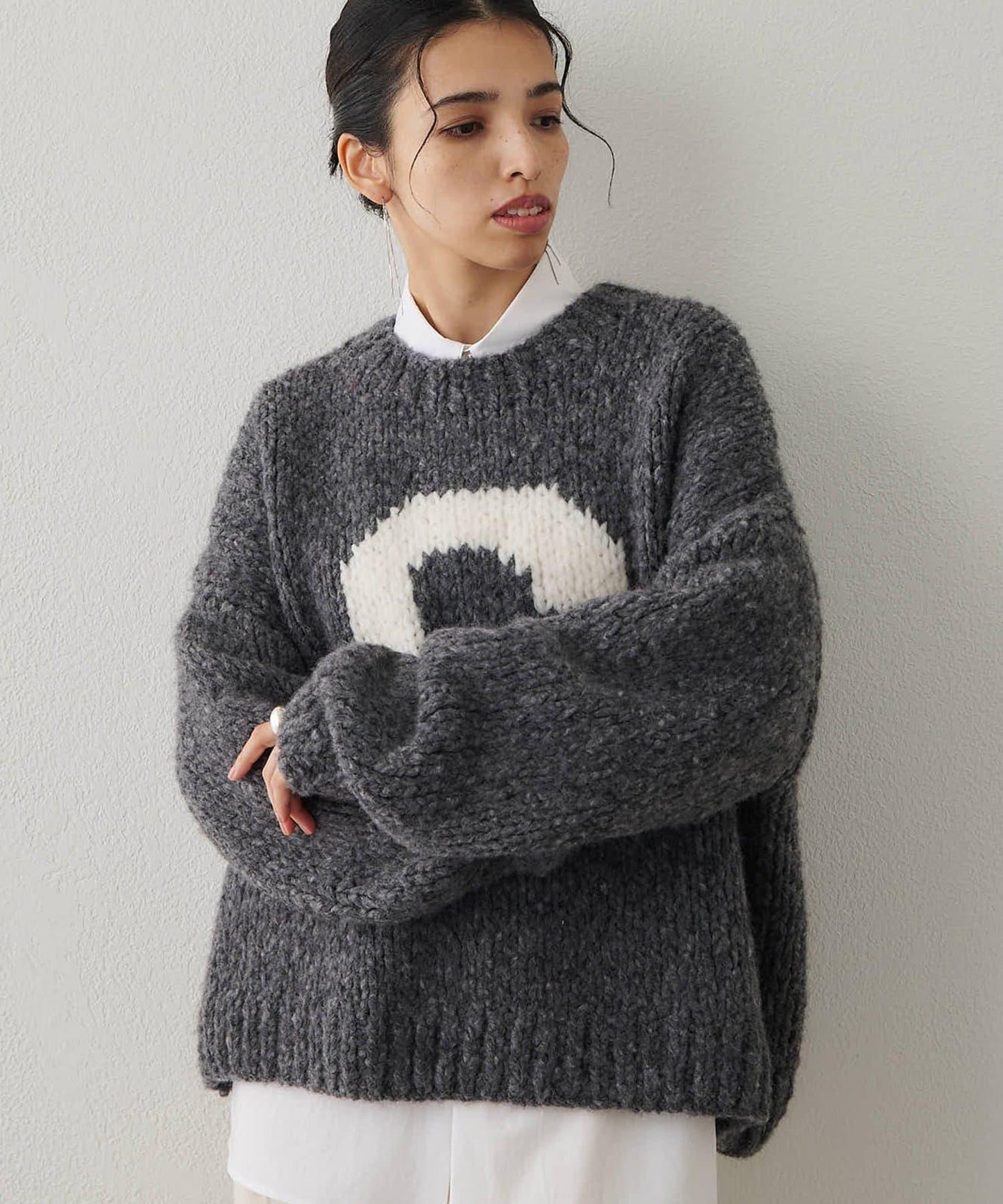 G手工編織套頭衫