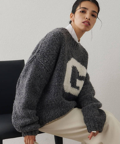 G手工編織套頭衫