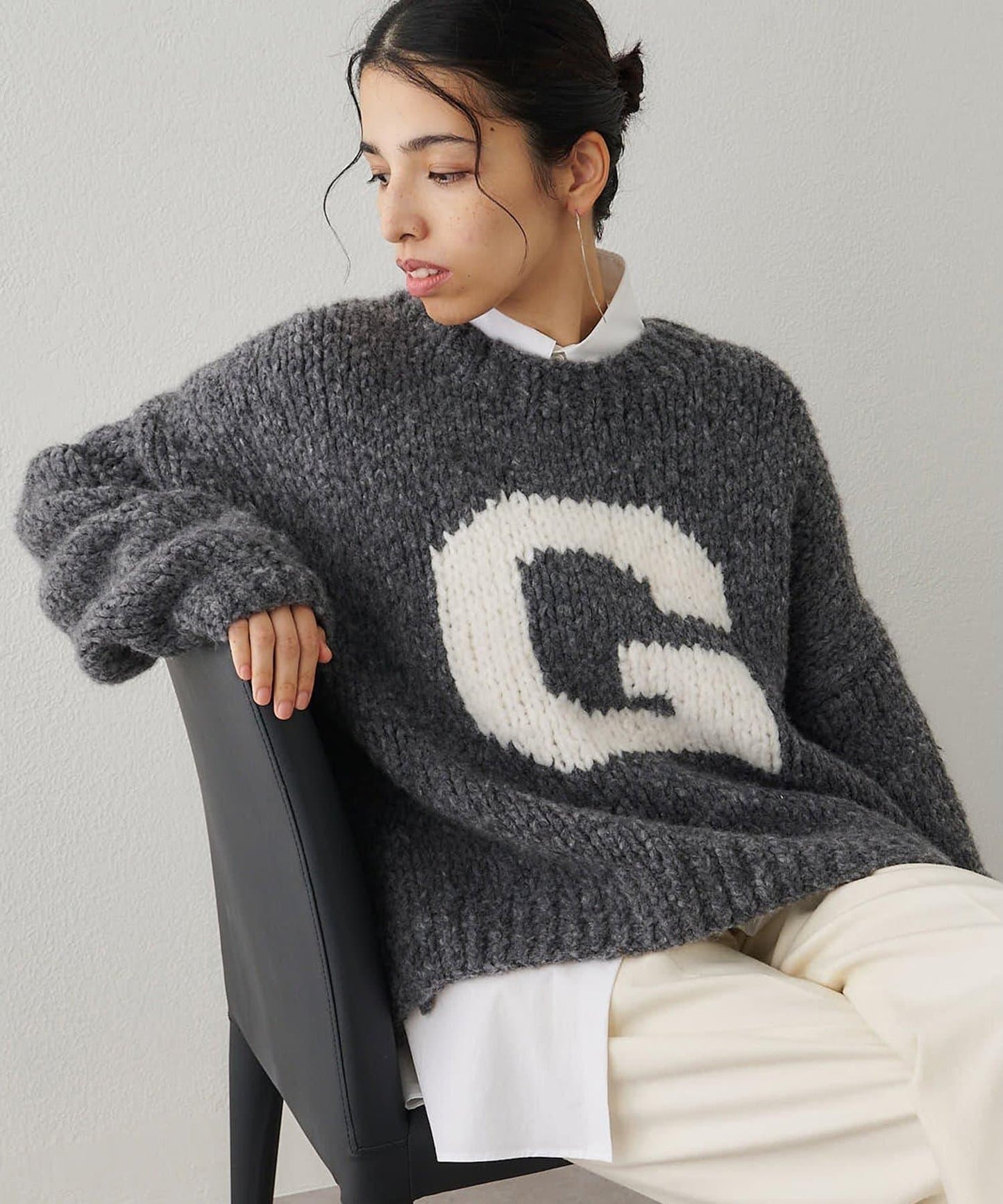 G手工編織套頭衫