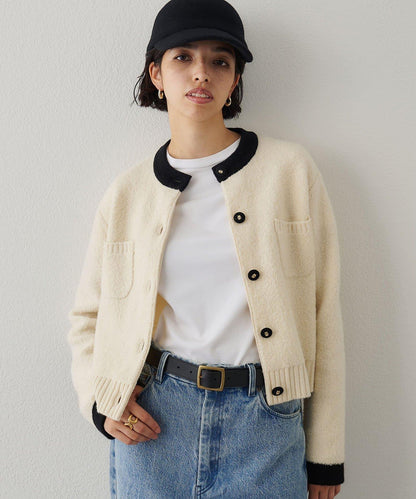 圈圈紗針織夾克