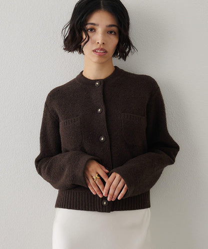 圈圈紗針織夾克