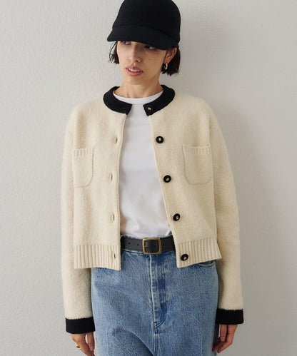 圈圈紗針織夾克