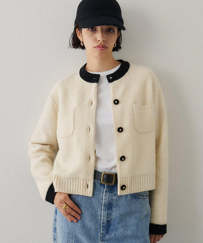 圈圈紗針織夾克