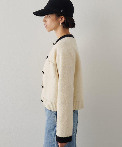 圈圈紗針織夾克