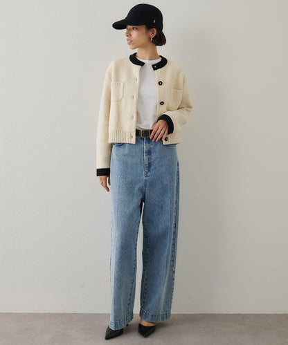 圈圈紗針織夾克