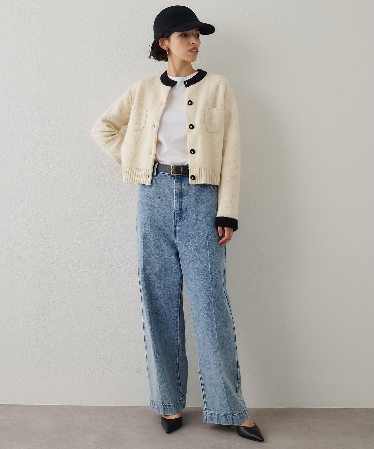 圈圈紗針織夾克