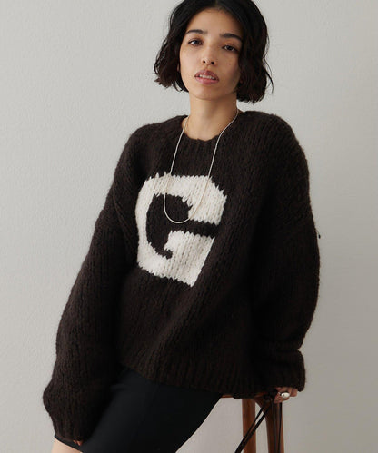 G手工編織套頭衫