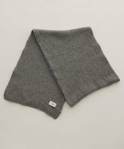 【Hoaw.】羊絨羅紋圍巾