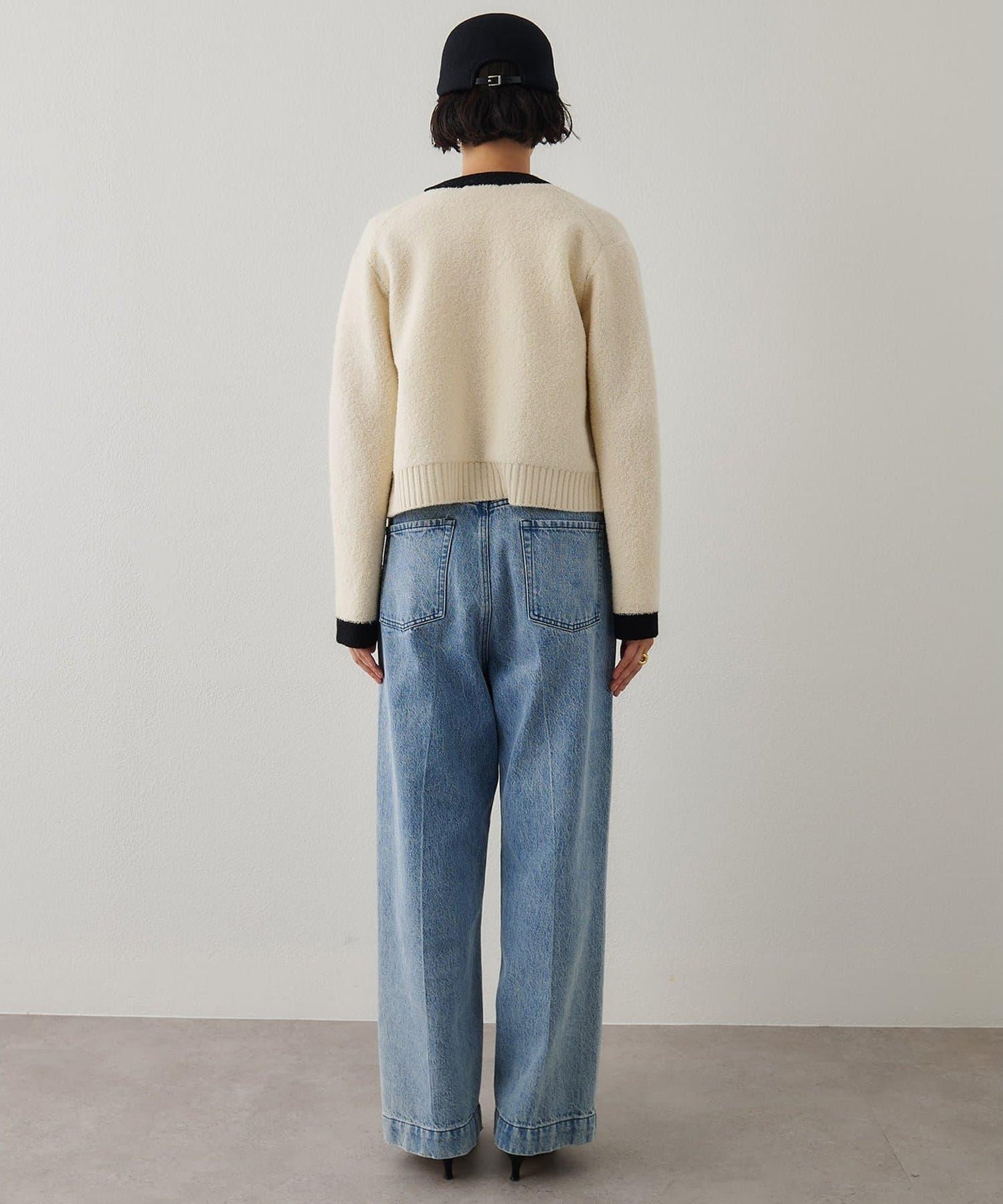 圈圈紗針織夾克