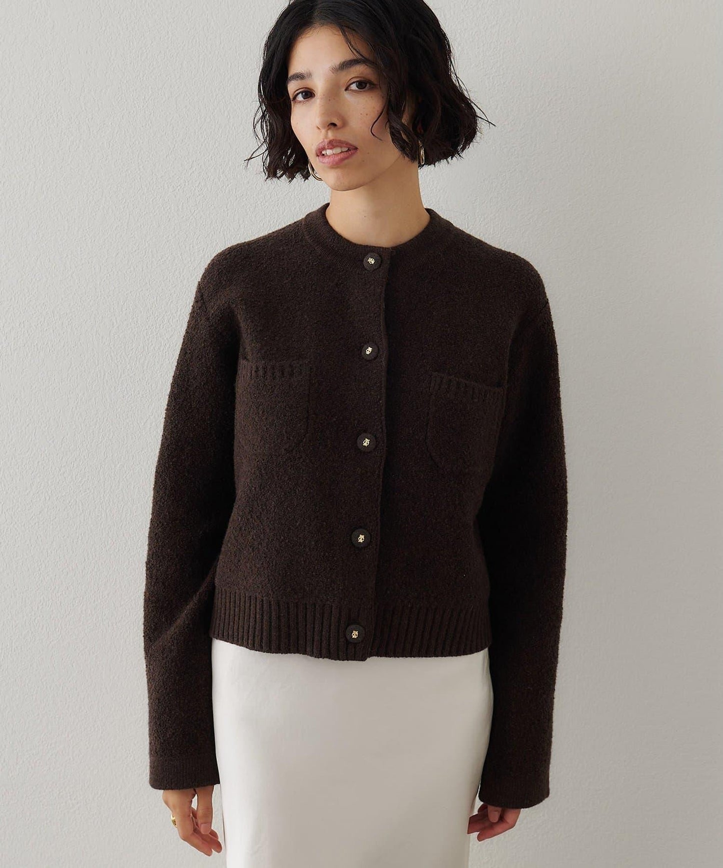 圈圈紗針織夾克