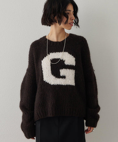 G手工編織套頭衫