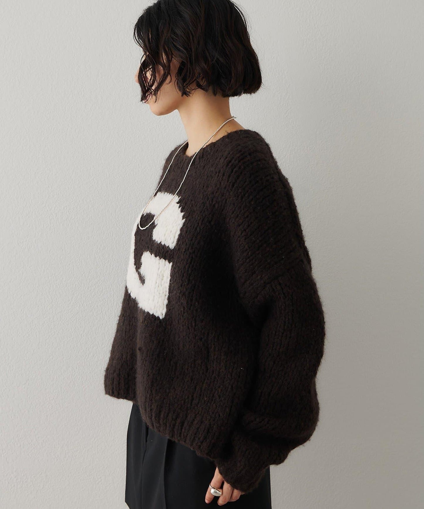 G手工編織套頭衫