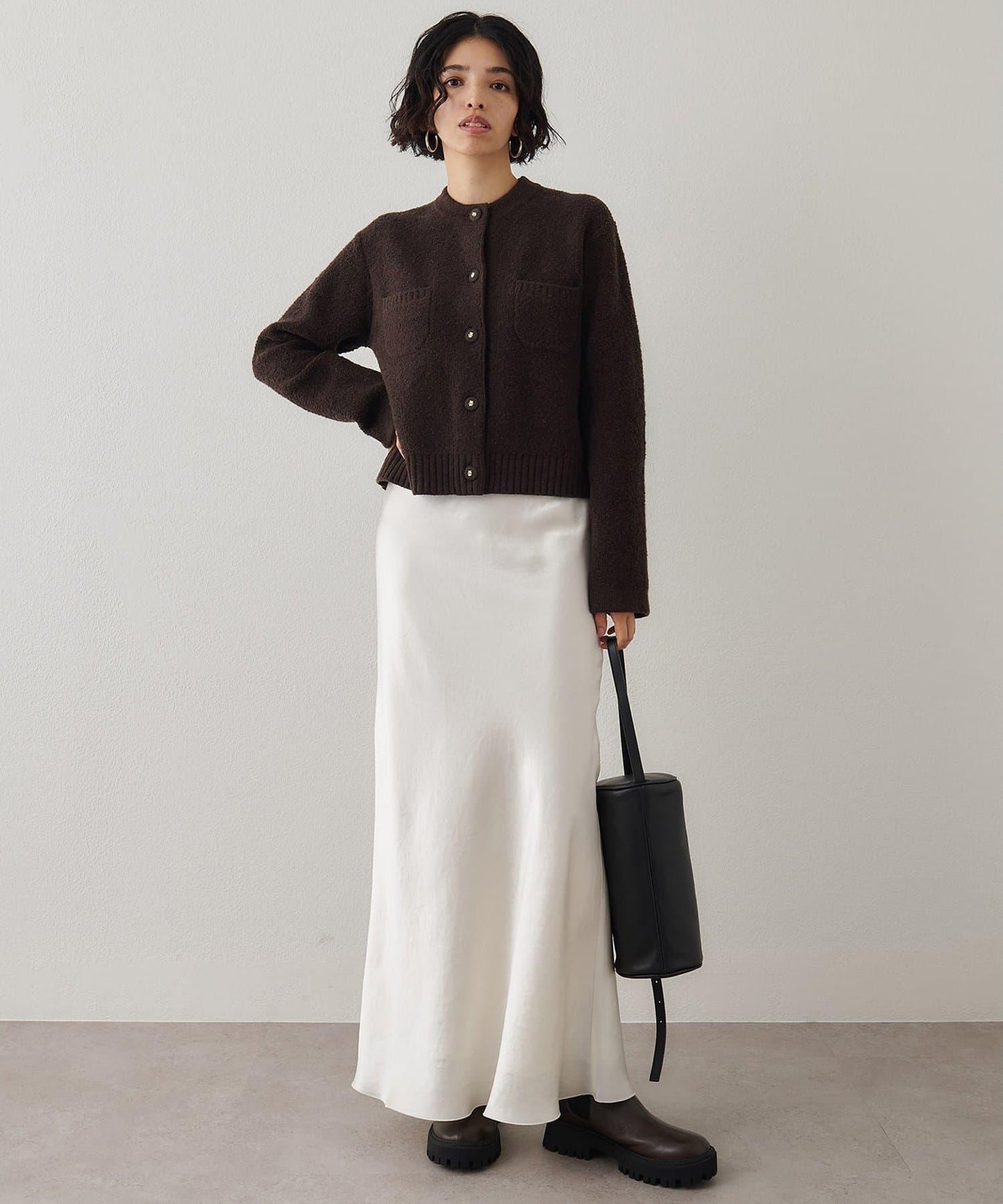 圈圈紗針織夾克