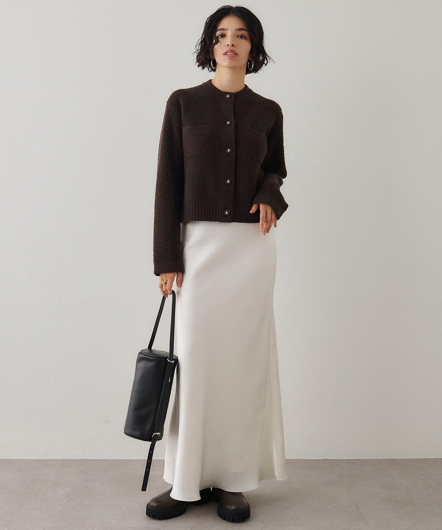 圈圈紗針織夾克