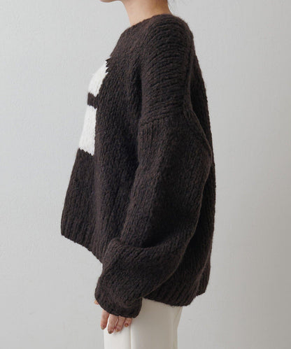 G手工編織套頭衫