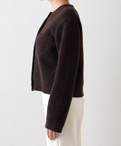 圈圈紗針織夾克