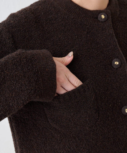 圈圈紗針織夾克