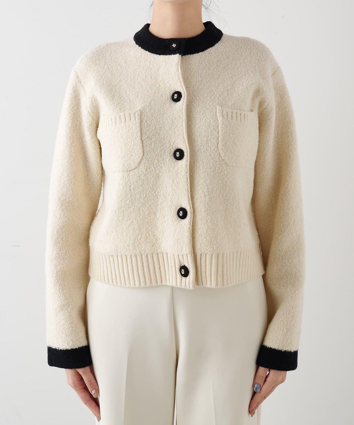 圈圈紗針織夾克