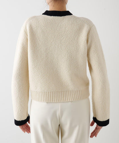 圈圈紗針織夾克