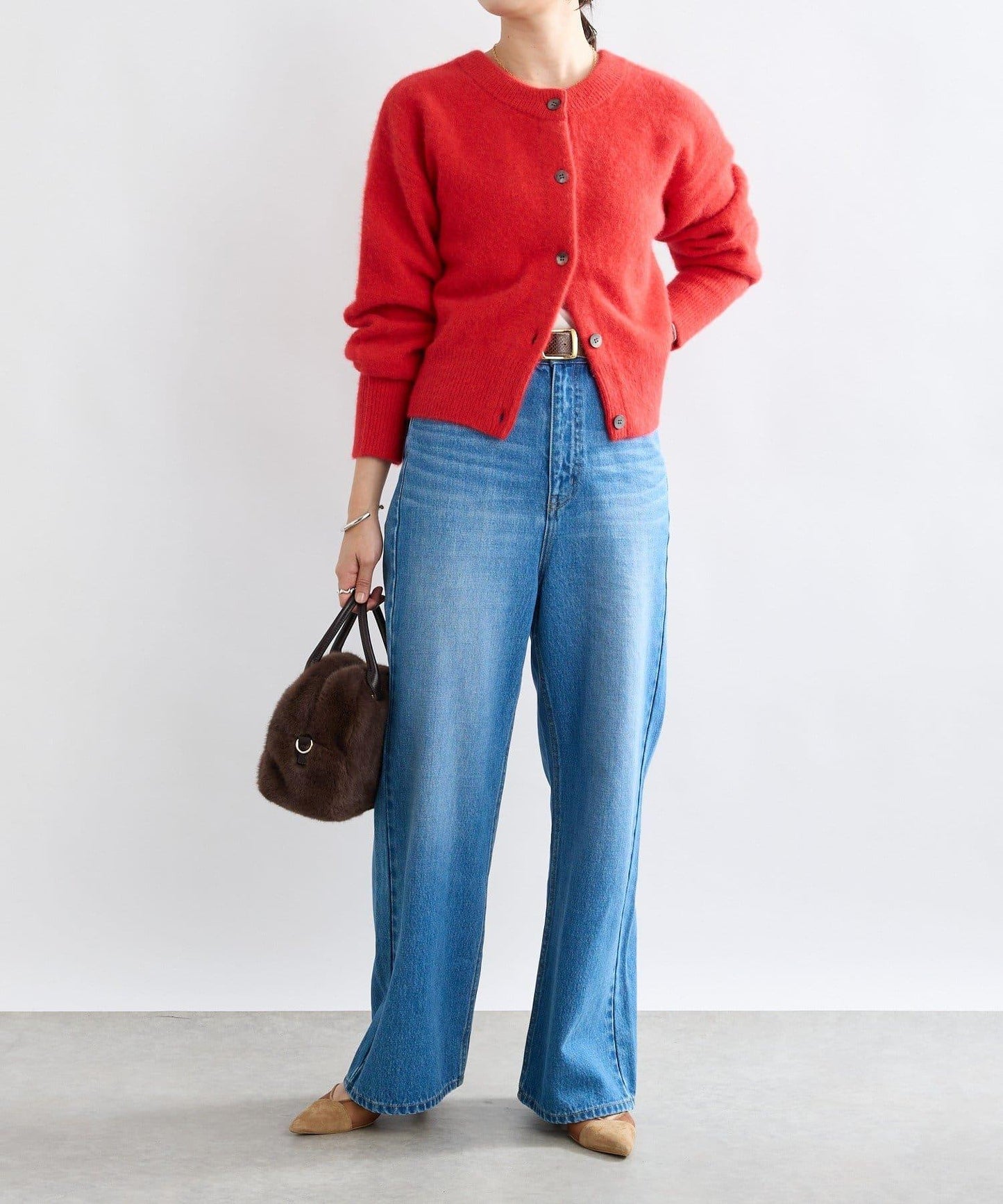 【優質材質】毛絨紗線兩穿開衫/預計11月上旬發貨