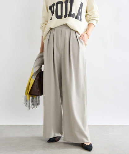 【顯瘦款】保暖打褶寬腿西裝褲/預計10月下旬發貨