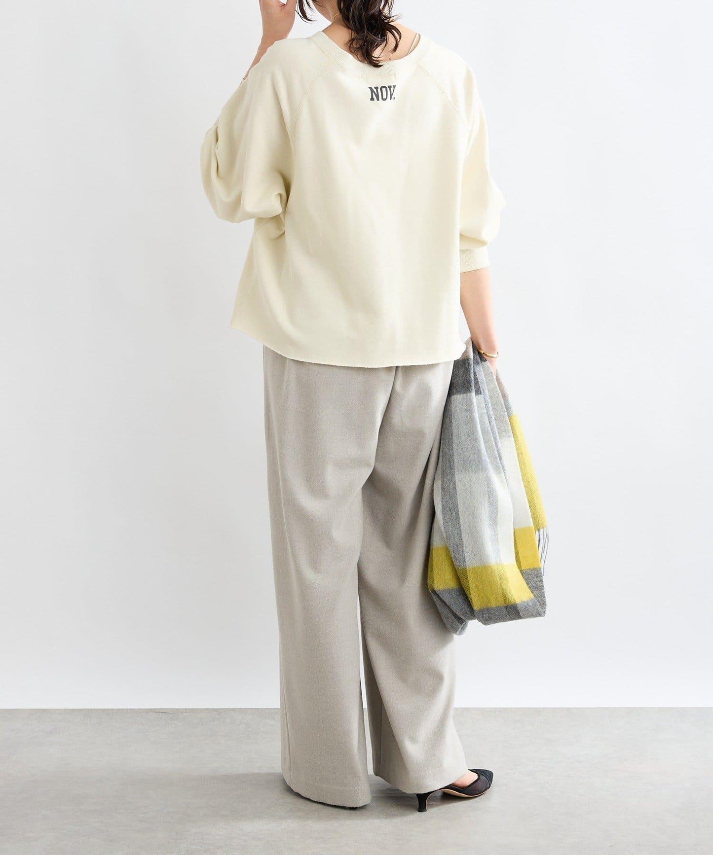 【顯瘦款】保暖打褶寬腿西裝褲/預計10月下旬發貨