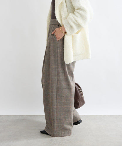 【顯瘦款】保暖打褶寬腿西裝褲/預計10月下旬發貨