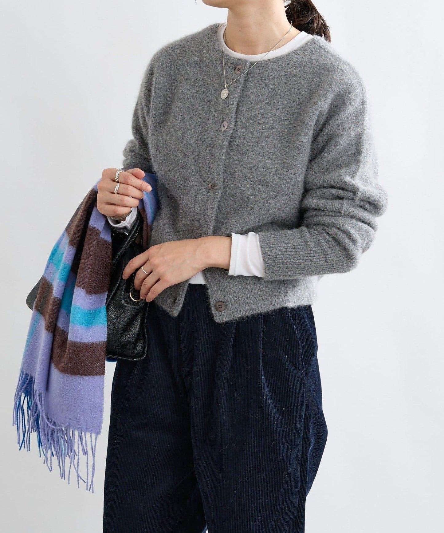 【優質材質】毛絨紗線兩穿開衫/預計11月上旬發貨