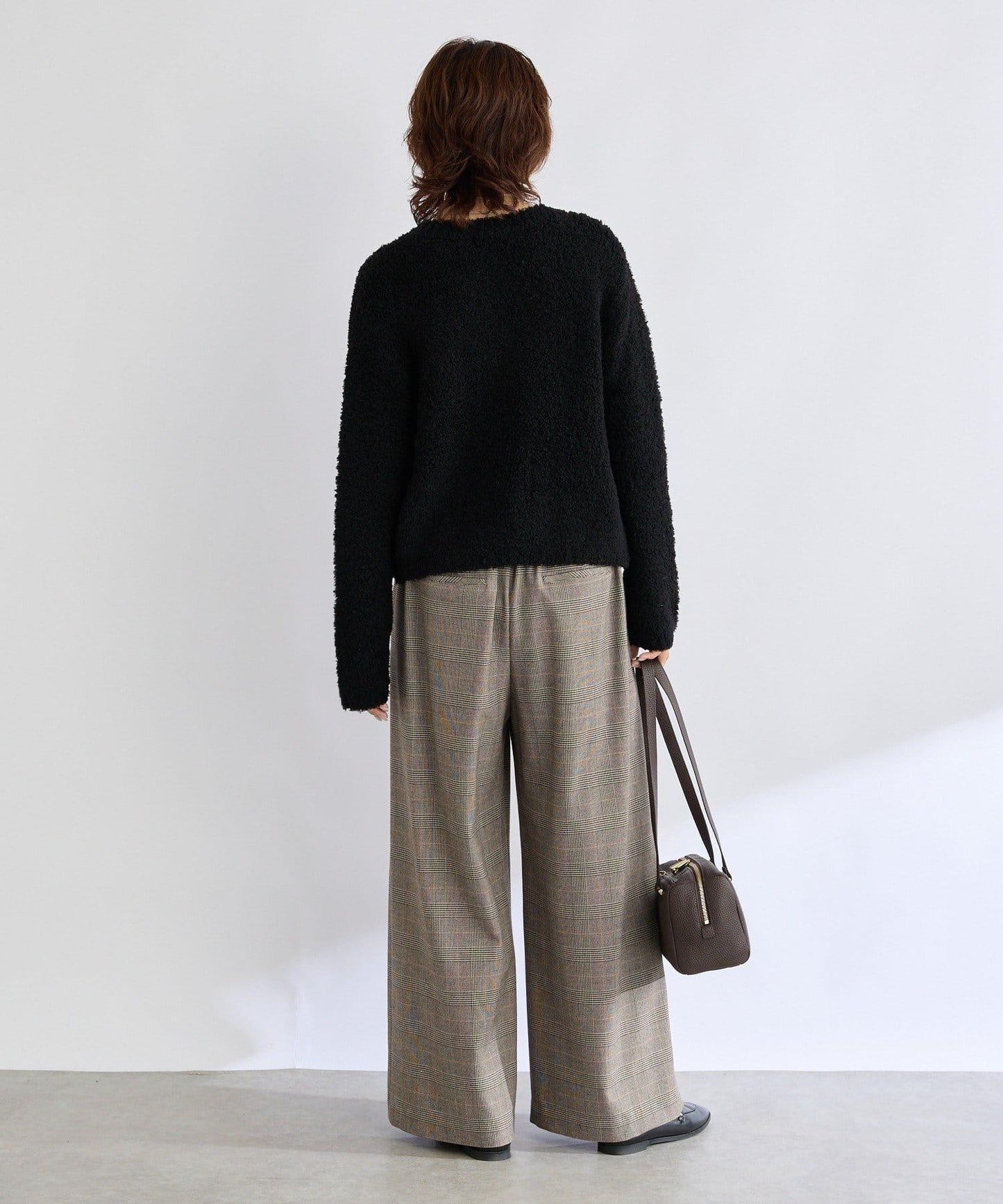 【顯瘦款】保暖打褶寬腿西裝褲/預計10月下旬發貨