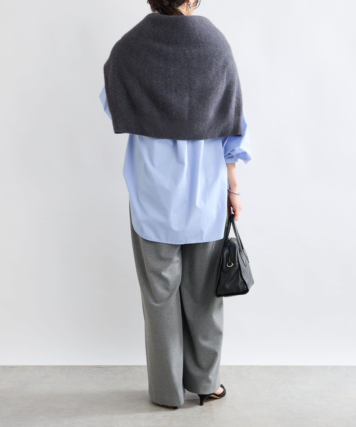 【顯瘦款】保暖打褶寬腿西裝褲/預計10月下旬發貨