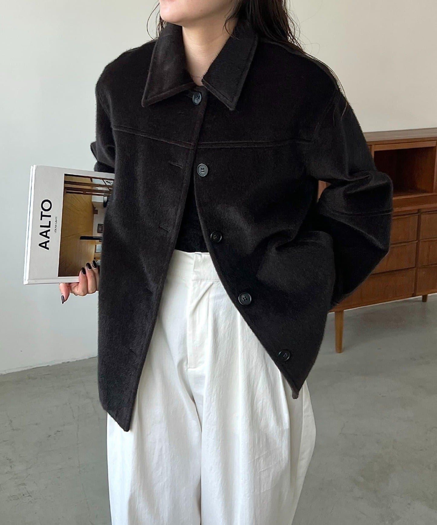 馬毛半身大衣