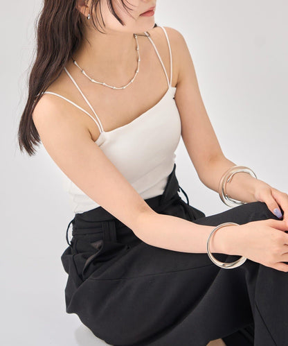 帶胸墊美背交叉吊帶背心