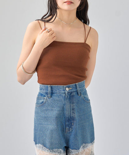 帶胸墊美背交叉吊帶背心