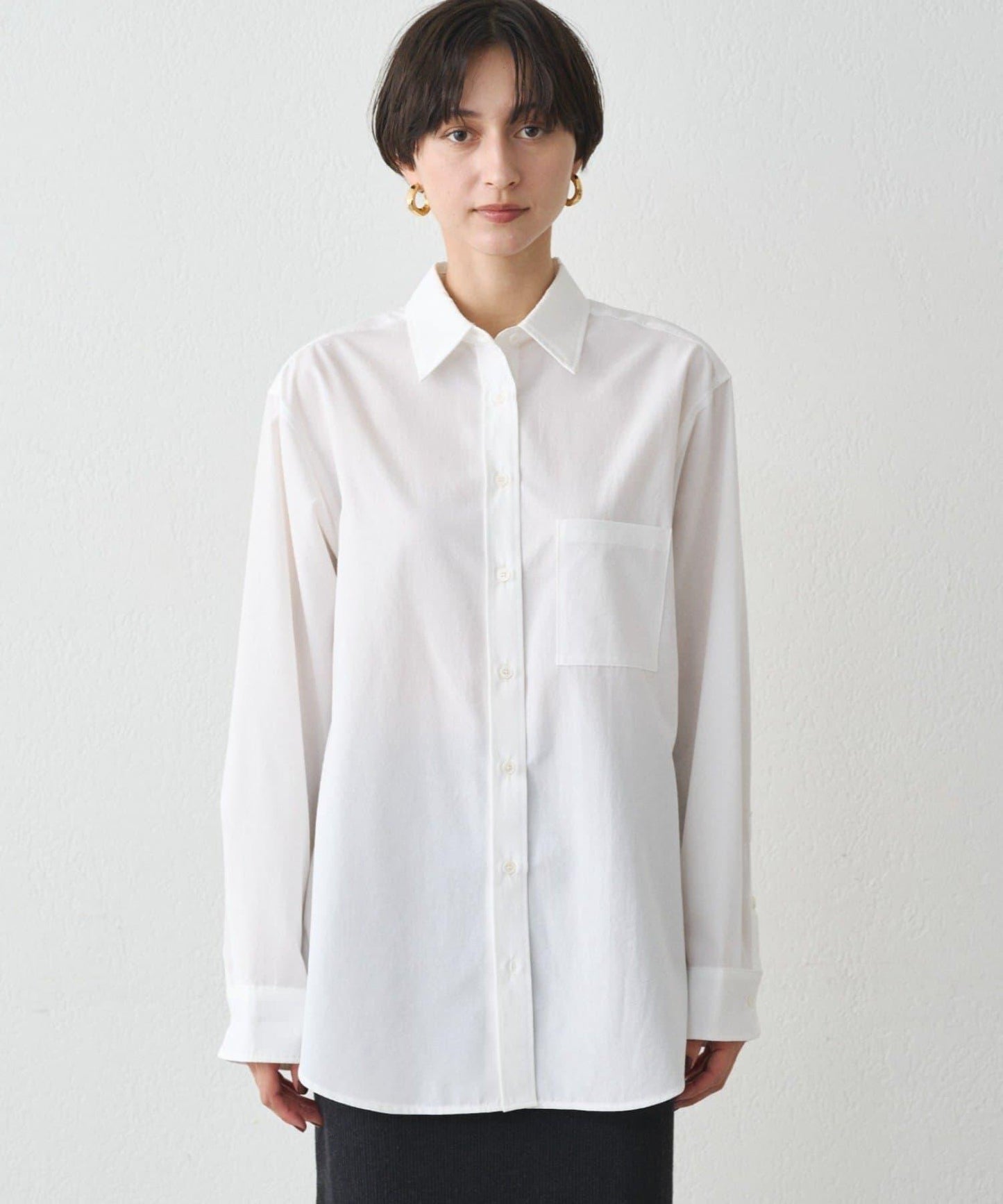 【Loungedress】襯衫+針織背心套裝