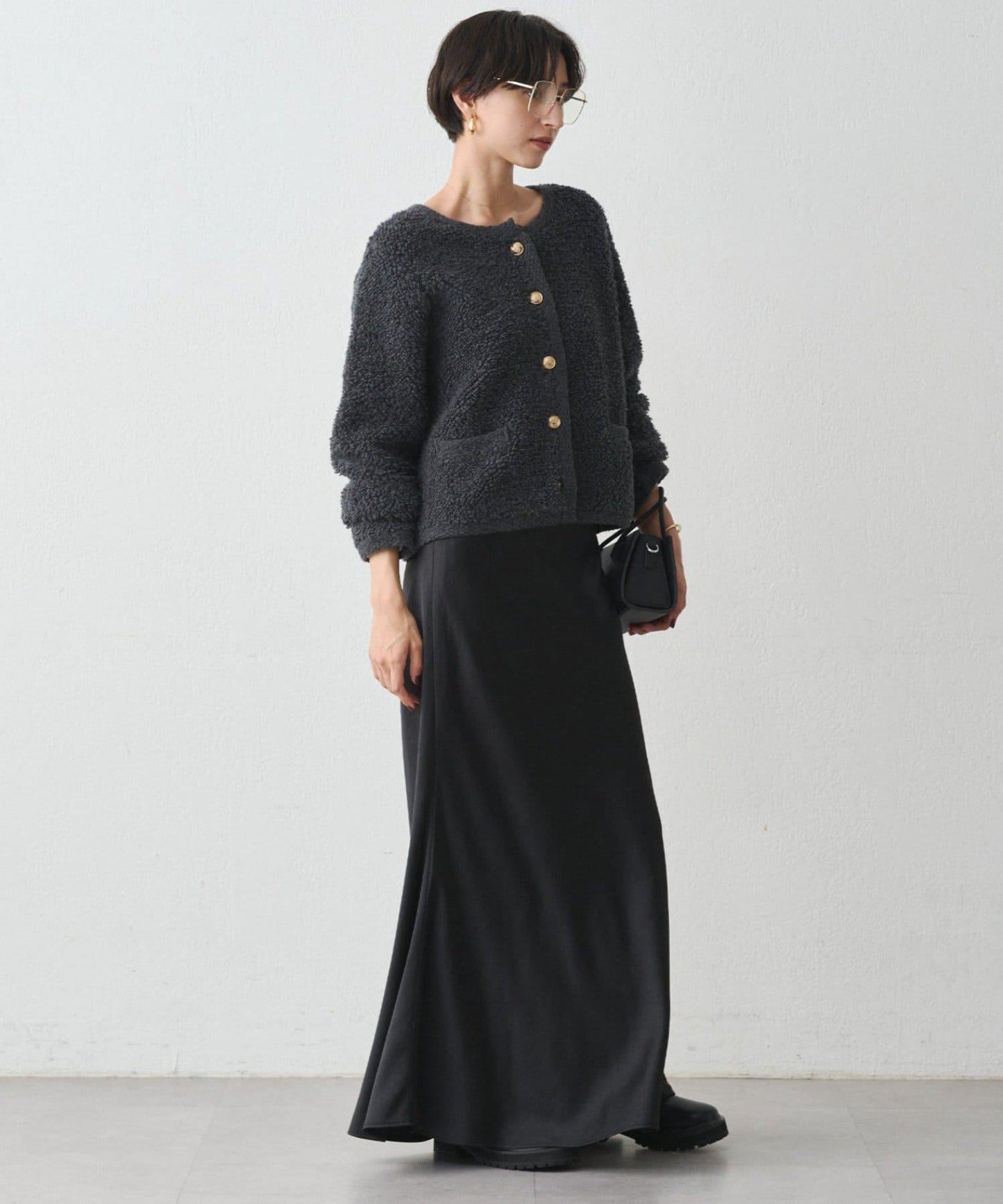 羊毛絨針織開衫