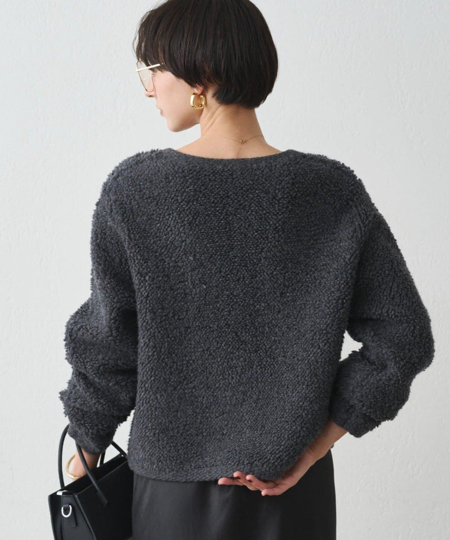 羊毛絨針織開衫