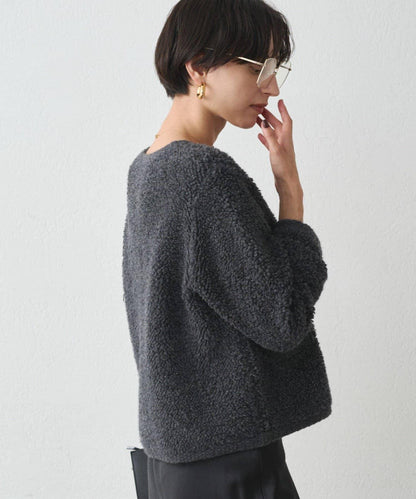 羊毛絨針織開衫