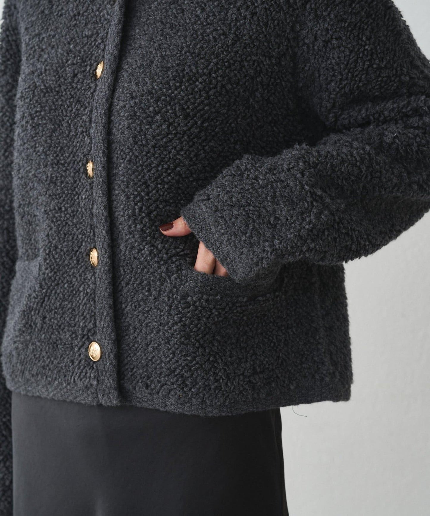 羊毛絨針織開衫