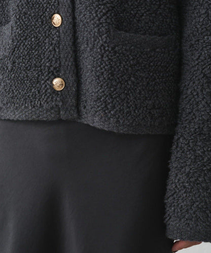 羊毛絨針織開衫