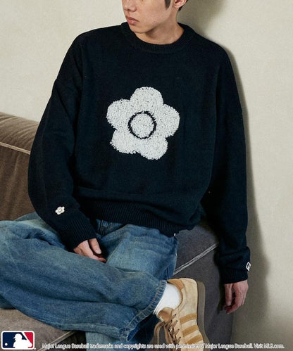 提花針織套頭衫