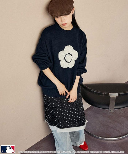 提花針織套頭衫