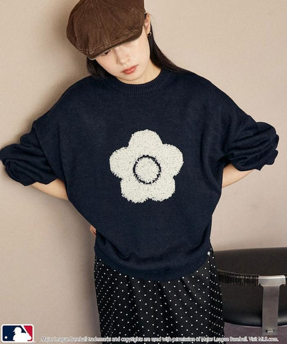 提花針織套頭衫